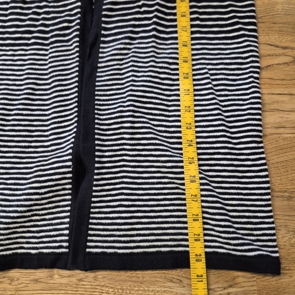 Charter Club Open Front Striped Cardigan - Picture 7 of 7